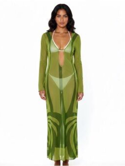 Nwt Caroline Constas Coverup Maxi Dress